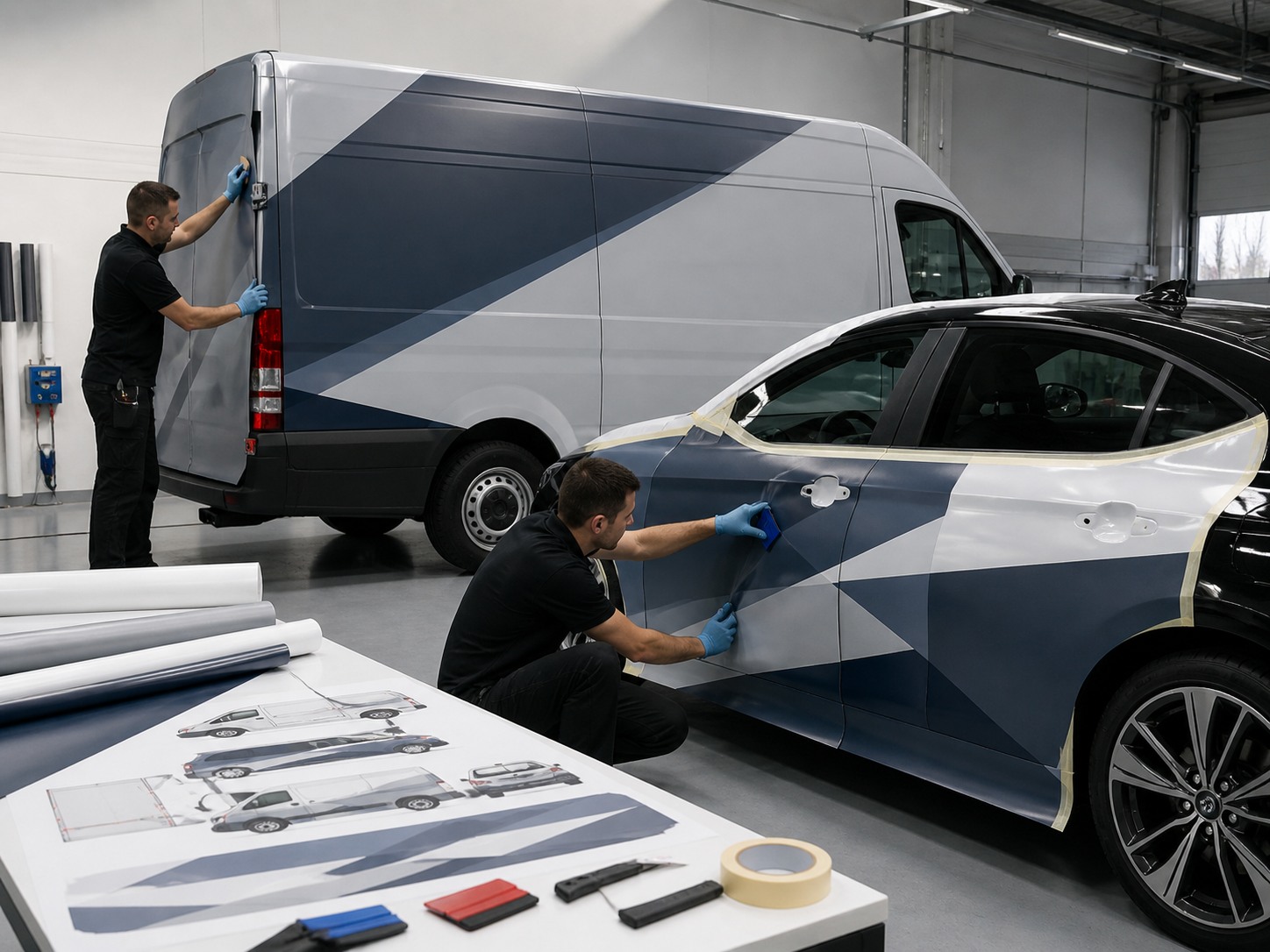 Aplicare colantare vehicule